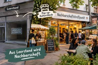 Wie ein modellprojekt mit pop‑up‑kulturständen leerstehende ladenflächen in neukölln schnell zu dauerhaften nachbarschaftstreffpunkten macht