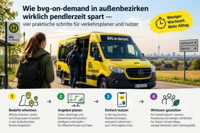 Wie bvg‑on‑demand in außenbezirken wirklich pendlerzeit spart — vier praktische schritte für verkehrsplaner und nutzer